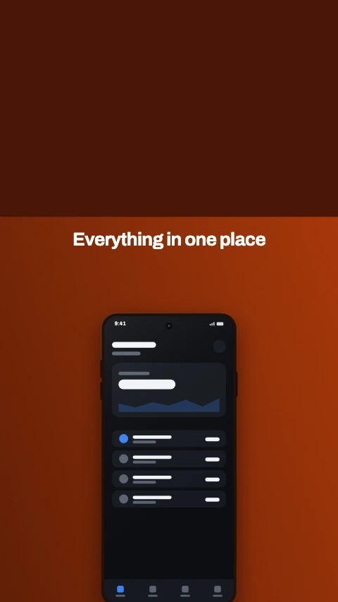 Photo above app store screenshot template - Your image across the top, caption and device beneath it.
