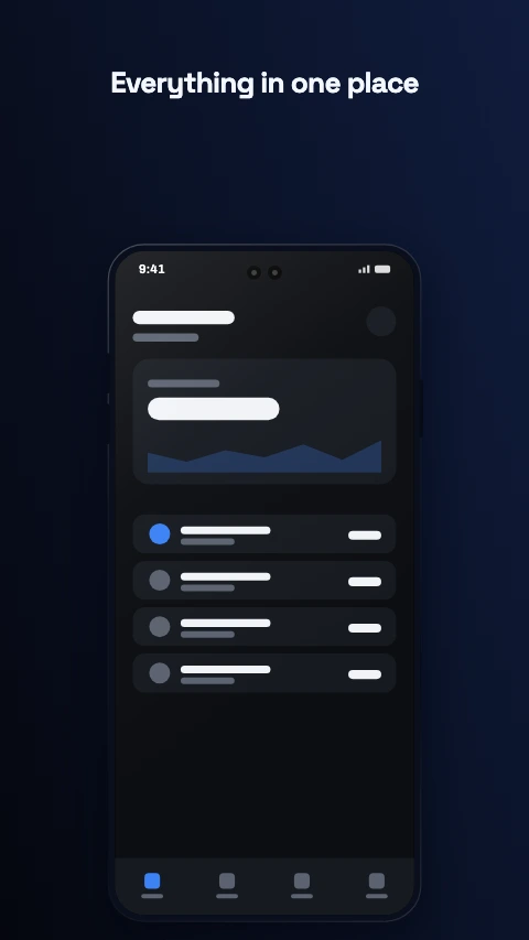 The Cobalt colour theme on an app screenshot - Electric blue on a deep blue-black. Loud without being warm.