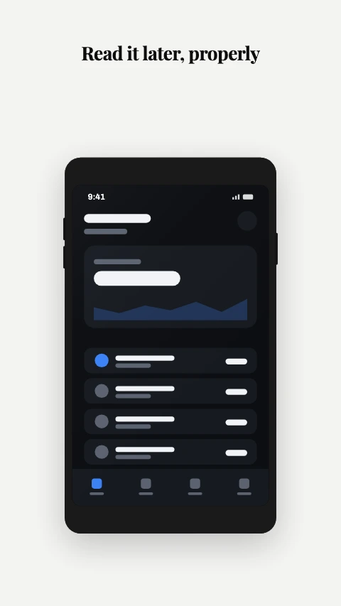 The Mono colour theme on an app screenshot - No colour at all. A serif at maximum contrast, and nothing else.